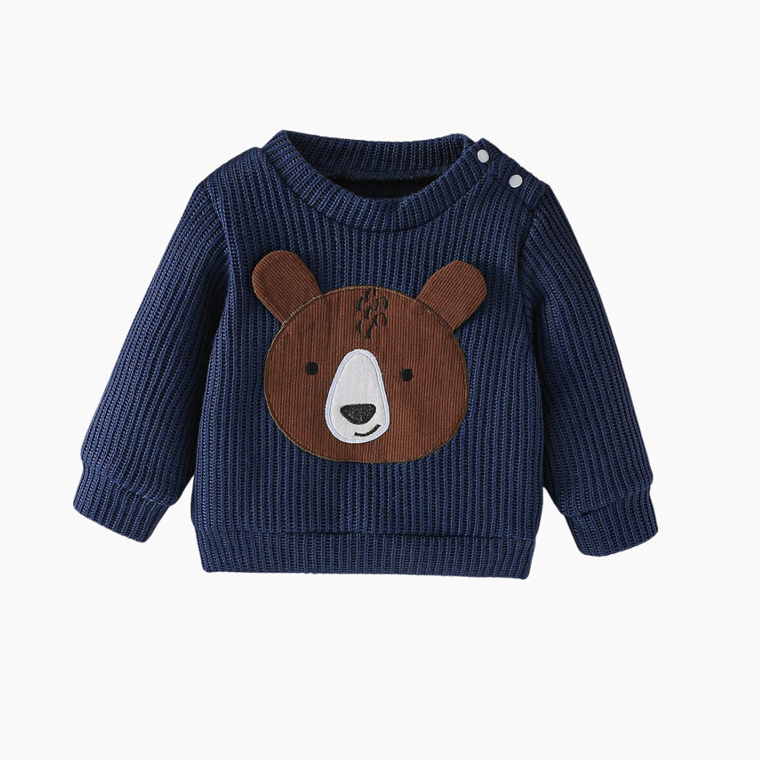 Adorable Baby Boys Bear Sweater