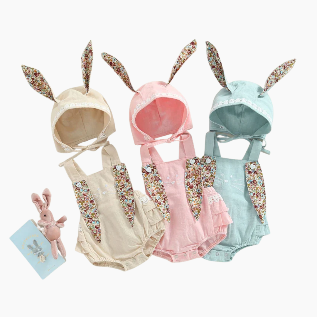 Baby Girl Bunny Romper