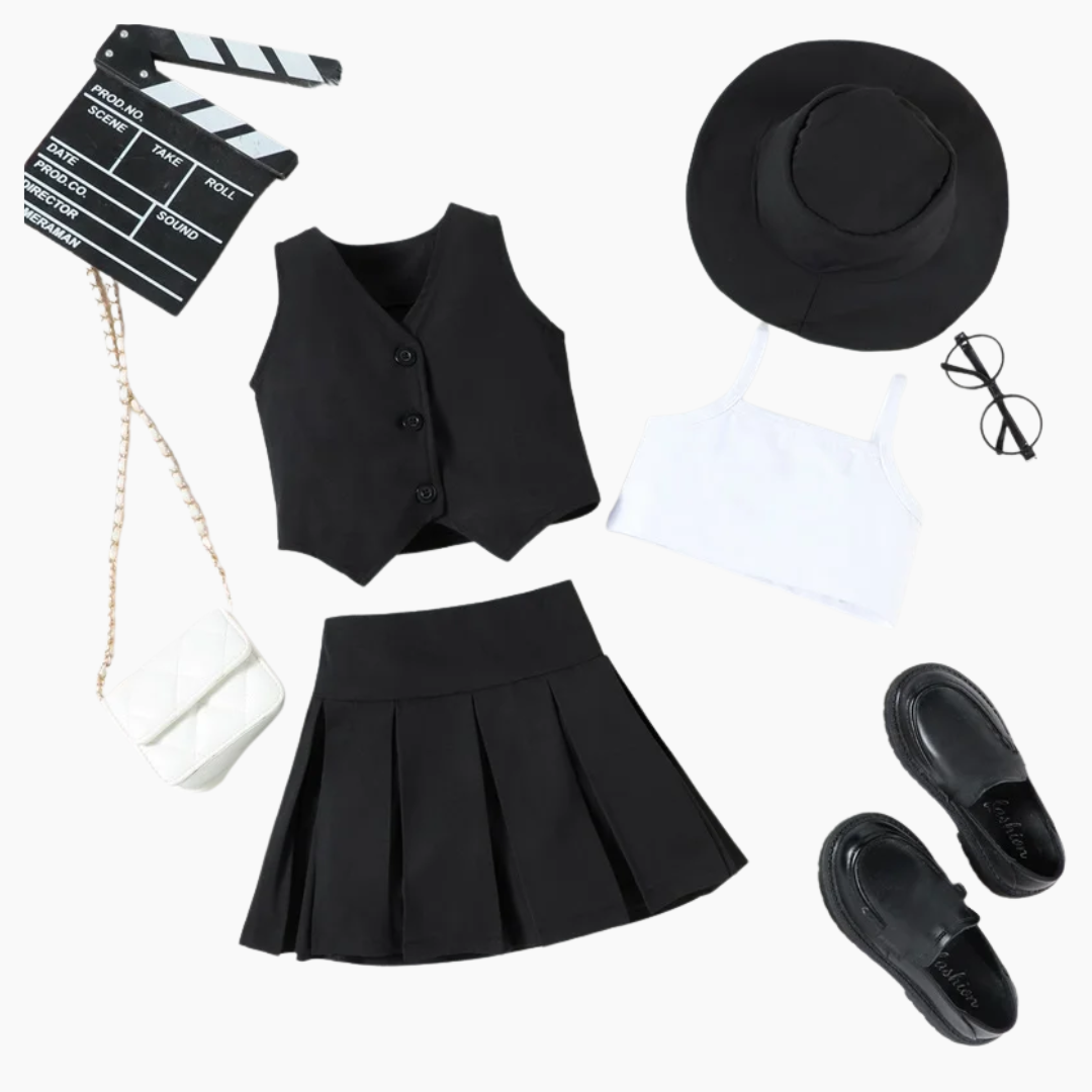 4-Piece Girl Summer Outfit Set