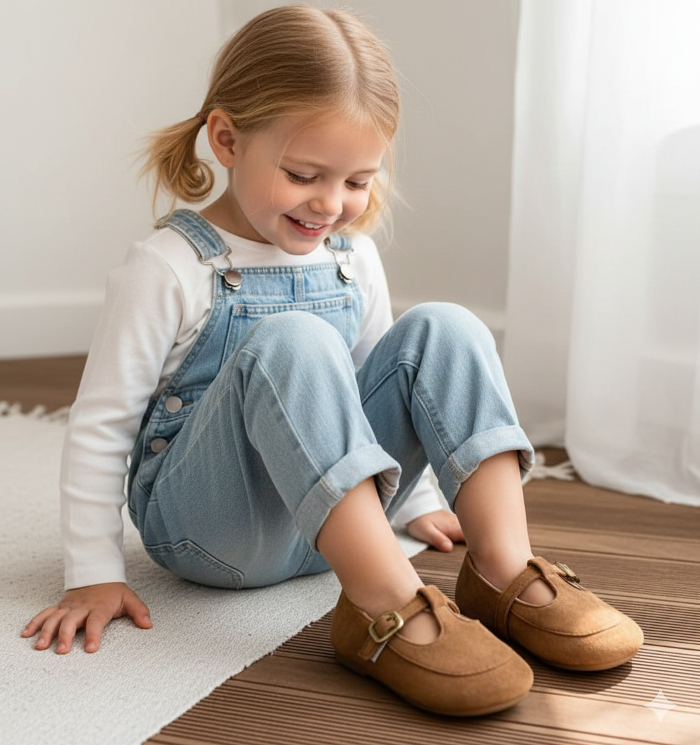 The Little Classic T-Strap Flats