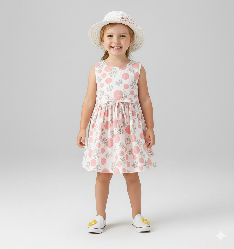 Floral Girl Sleeveless Dress