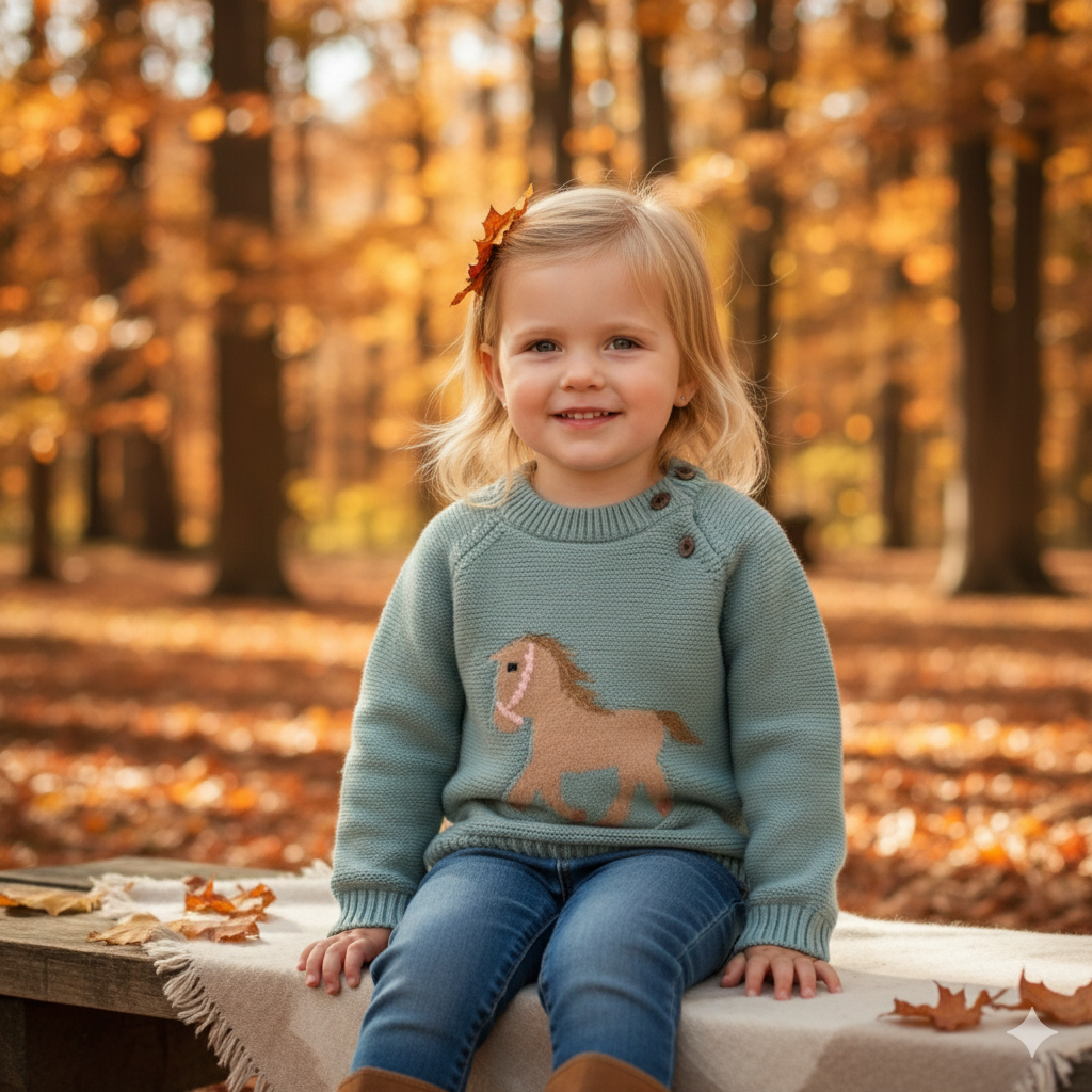 Momorii The Little Pony Knitted Sweater