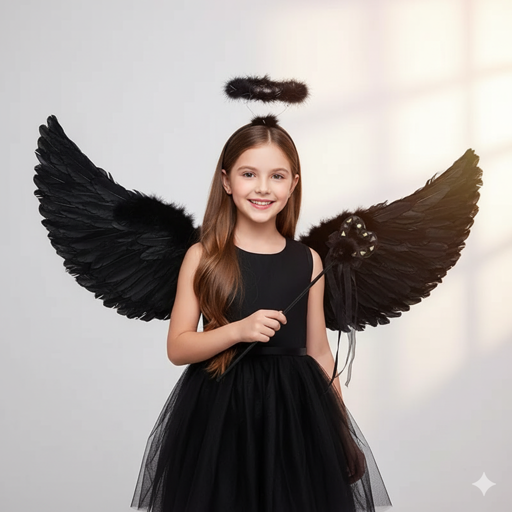 Kids Fairy Wings Costume Set