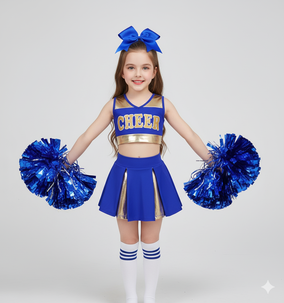 Kids Cheerleader Uniform Outfit
