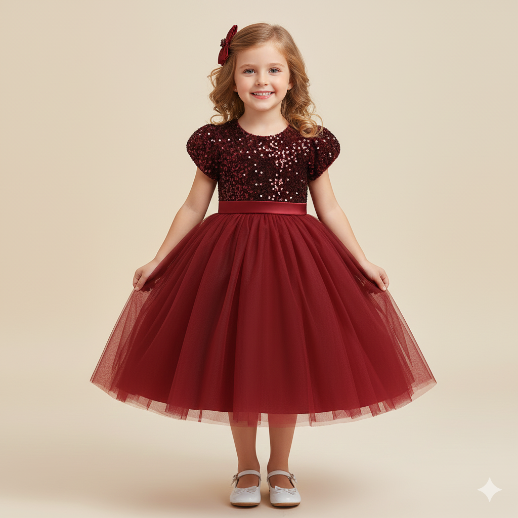 The Classic Sequin & Tulle Gown