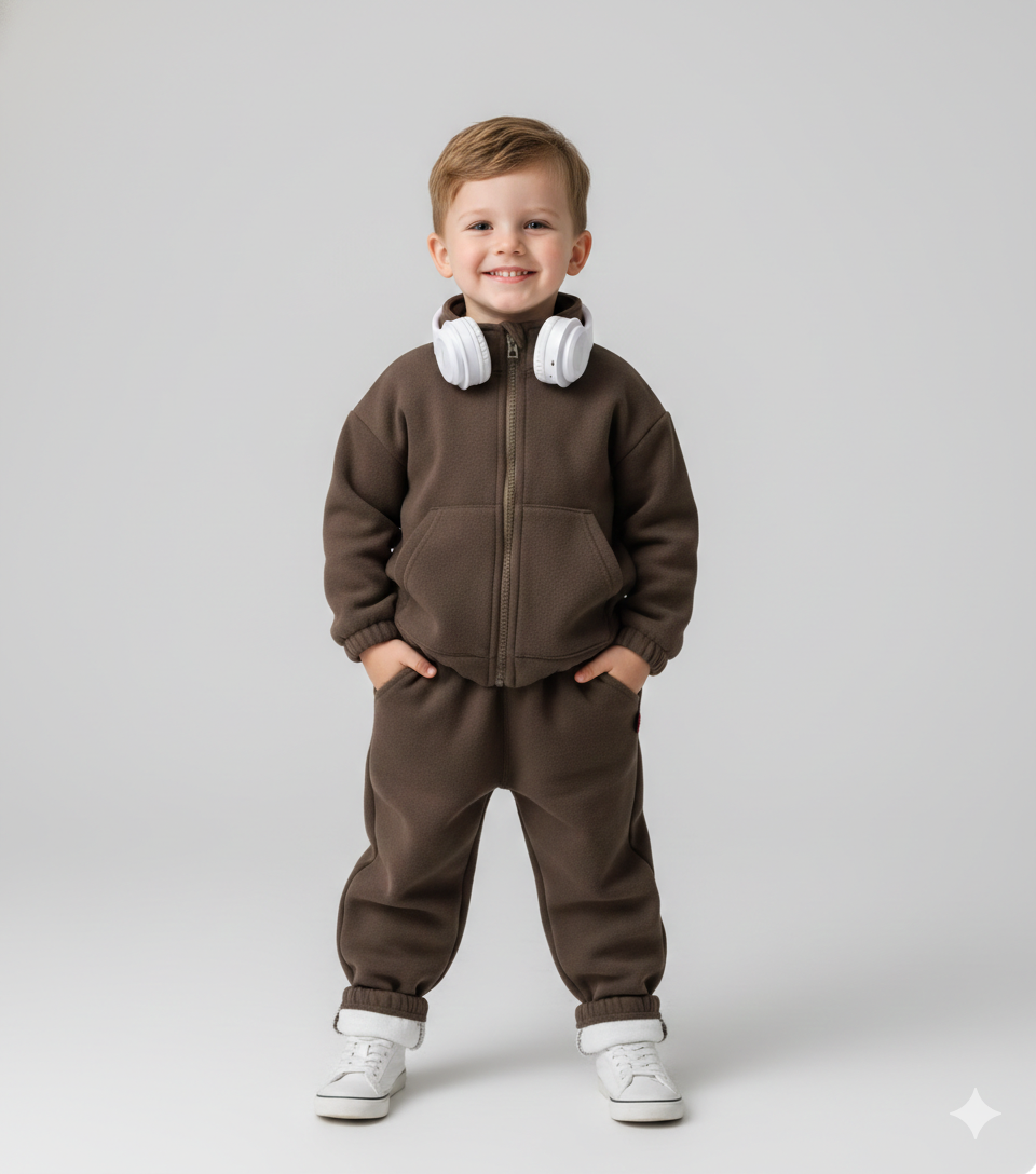Unisex Ultra-Soft Fleece Sweatsuit Set