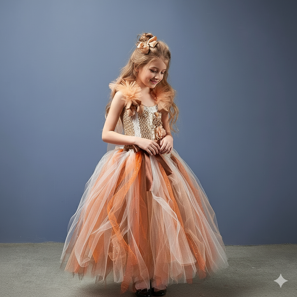 Fairy Gown with Sequin Bodice and Tulle Skirt
