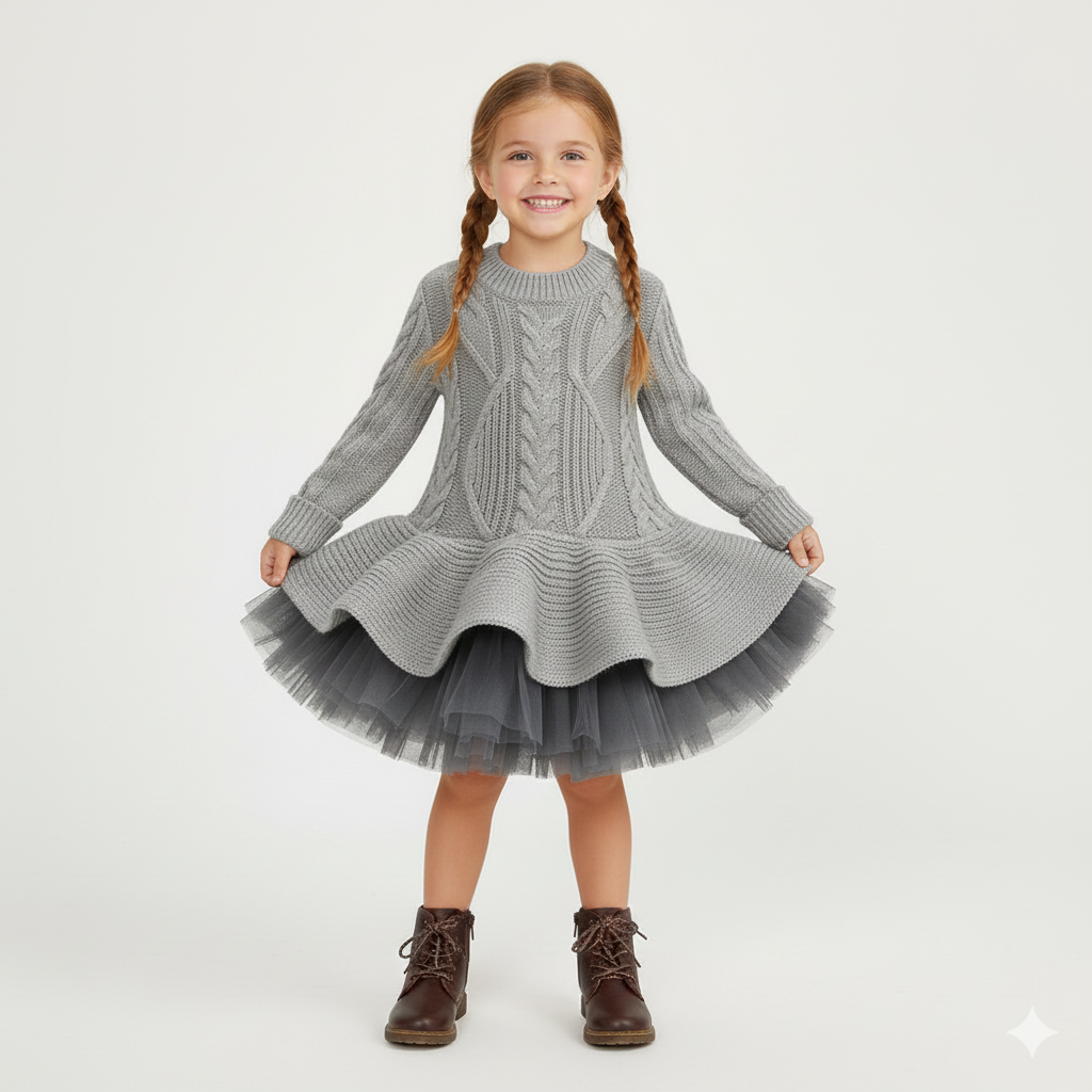 Girl Tutu Lace Dress