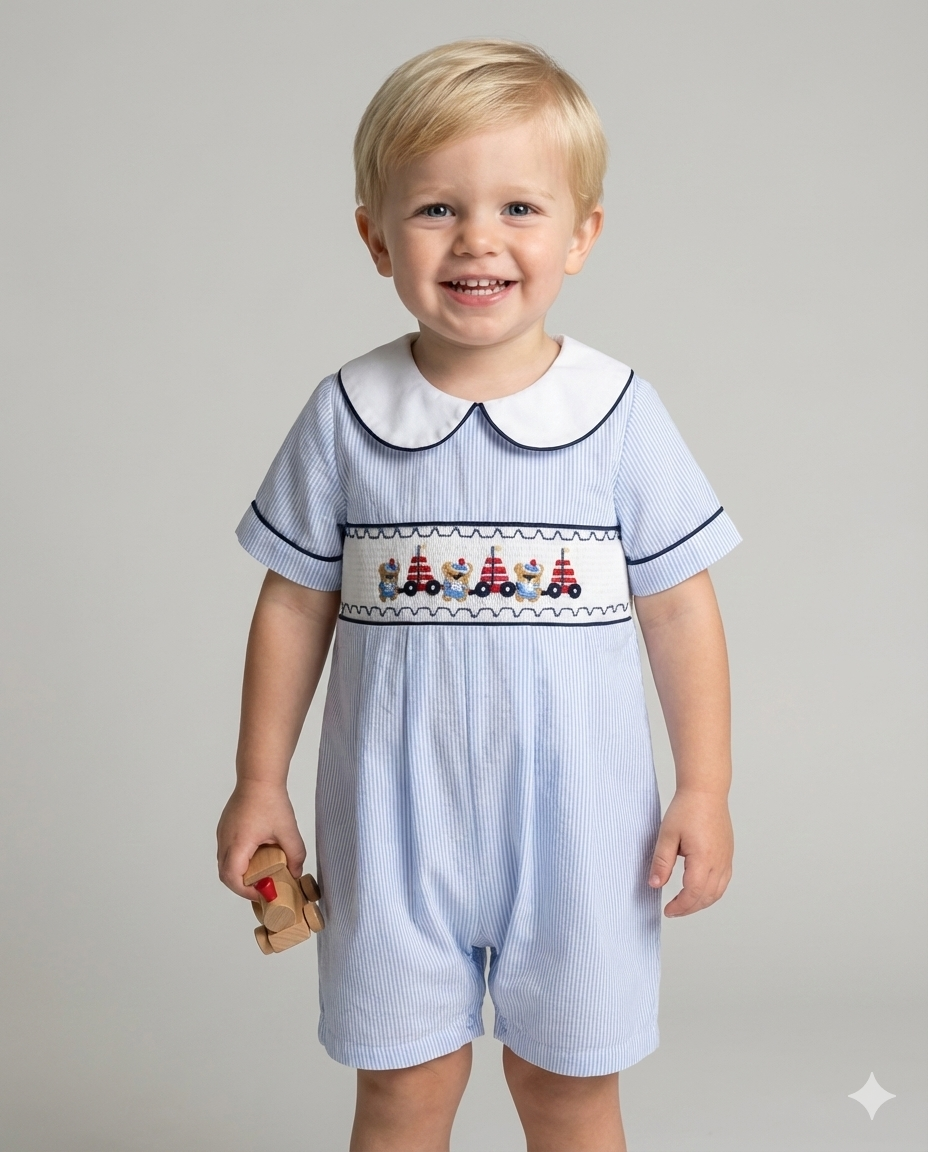 The Heirloom Smocked Romper