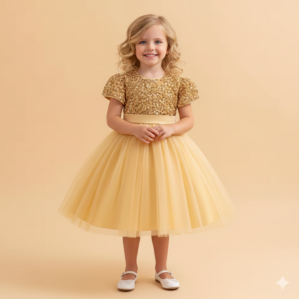 The Classic Sequin & Tulle Gown