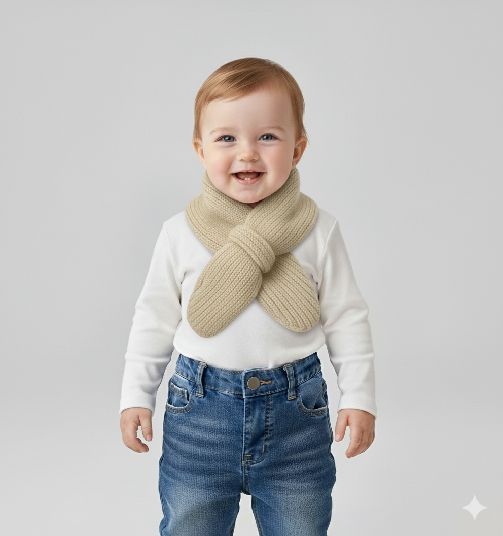 The Cozy Loop Wool-Blend Knit Scarf