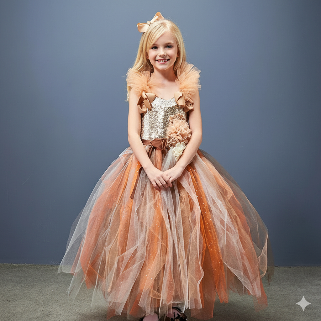 Fairy Gown with Sequin Bodice and Tulle Skirt