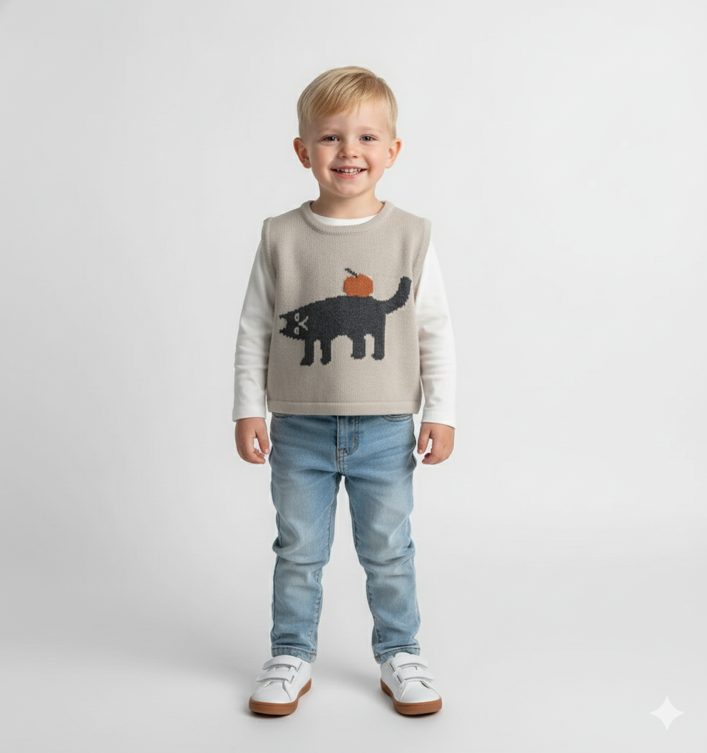 The Art Class Critters Knit Sweater Vest