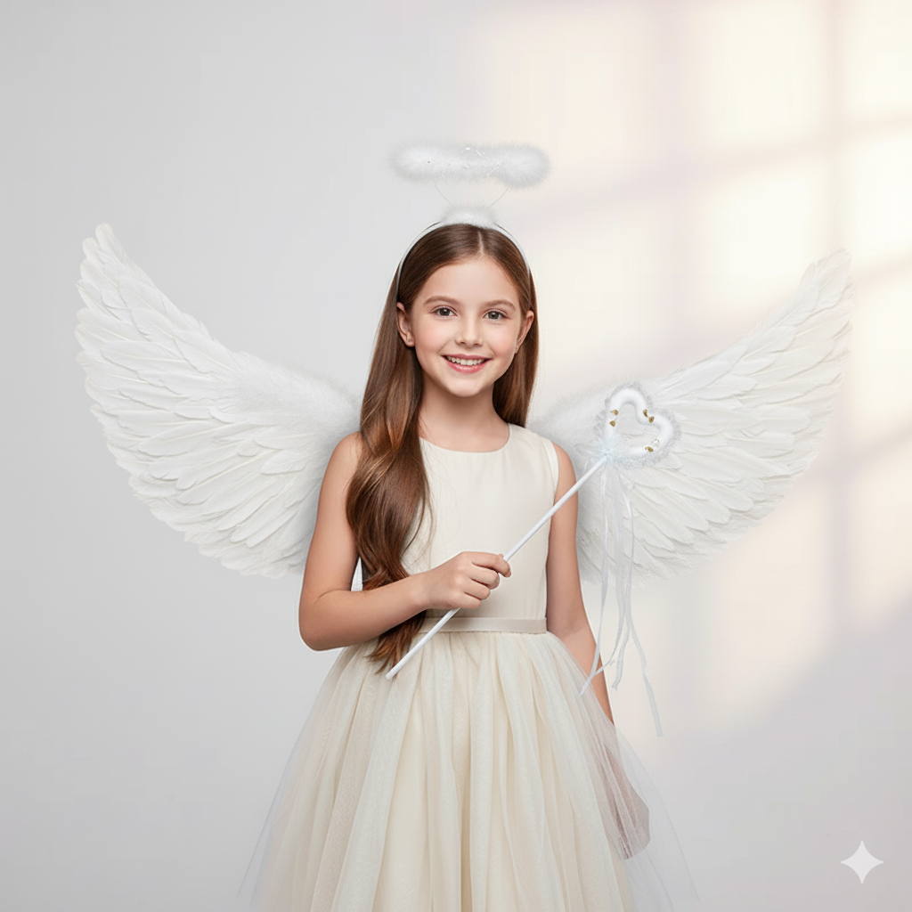 Kids Fairy Wings Costume Set