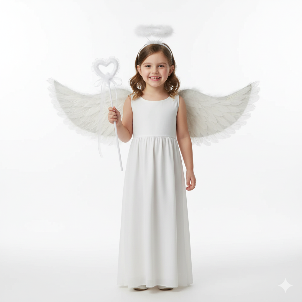 Kids Fairy Wings Costume Set