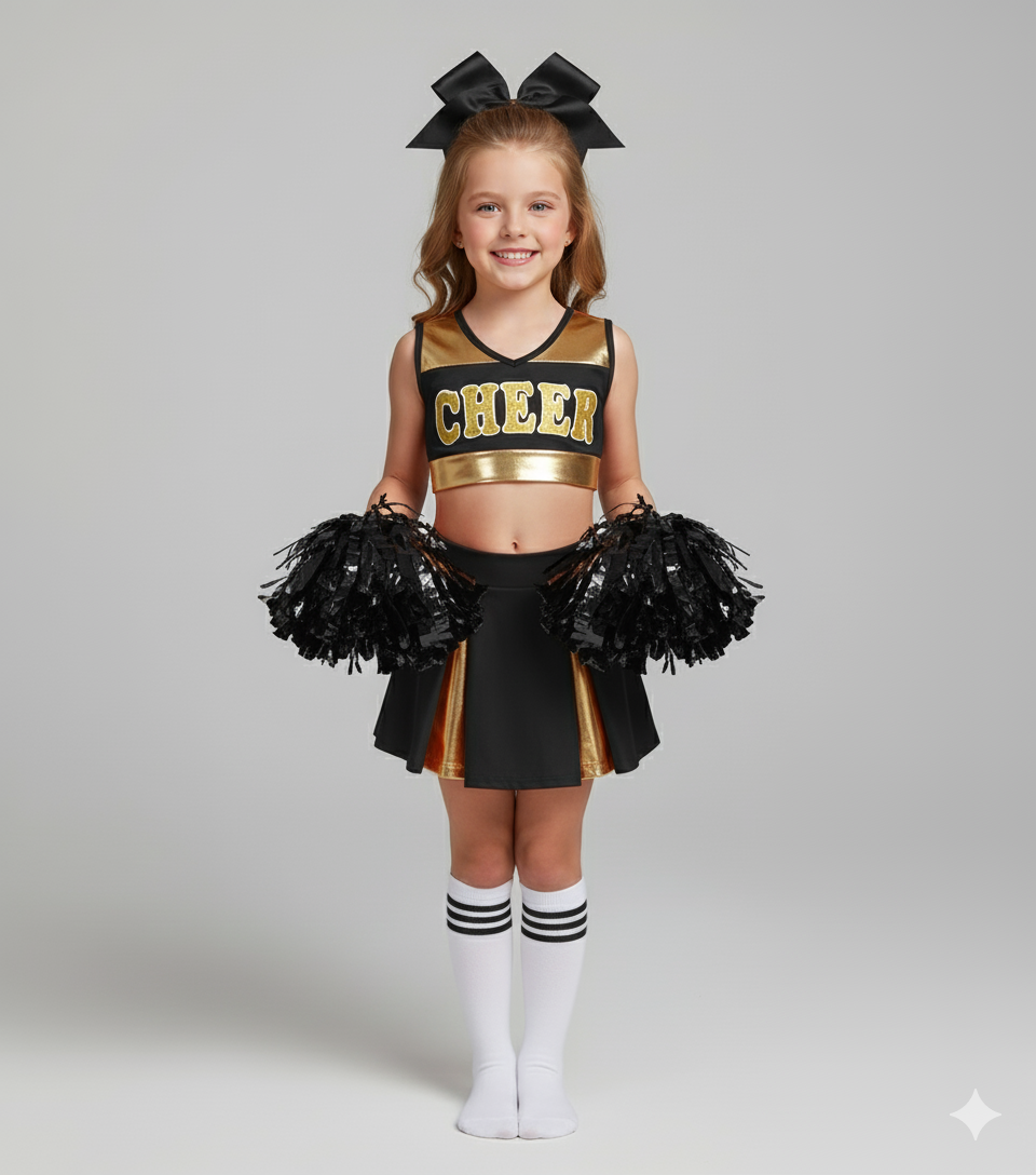 Kids Cheerleader Uniform Outfit