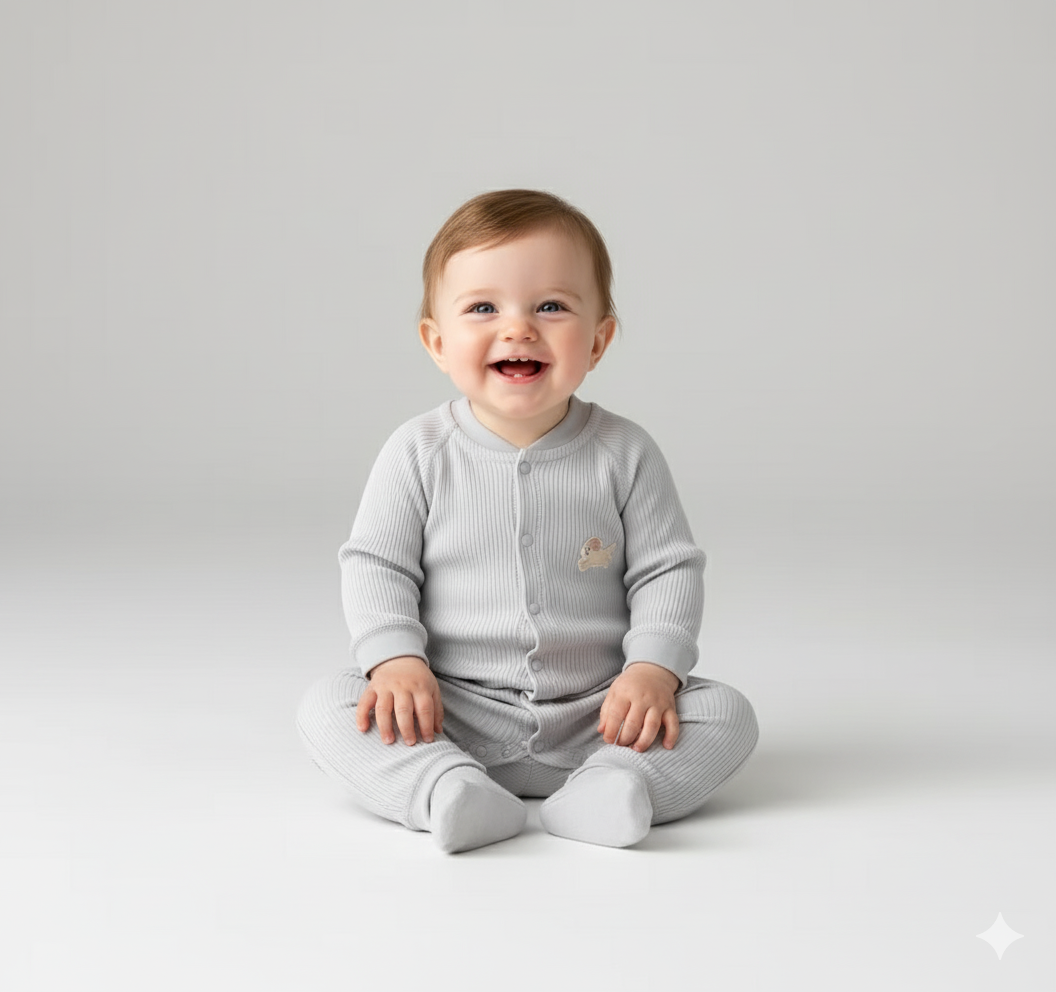 The Cloud Knit Footless Baby Sleeper