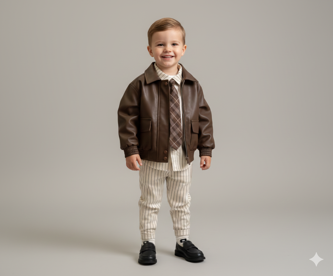 Unisex Faux Leather Jacket