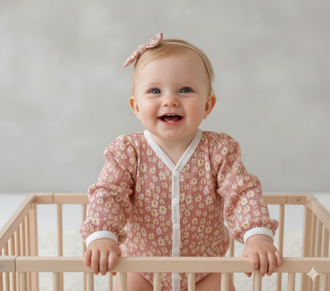 The Daisy Crinkle Bodysuit