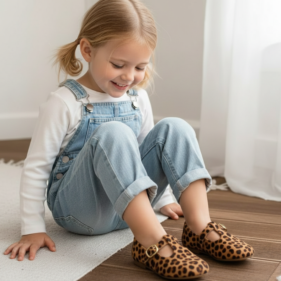 The Little Classic T-Strap Flats