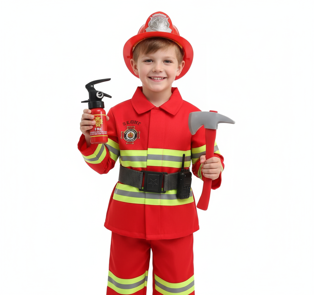Kids Firefighter Costume
