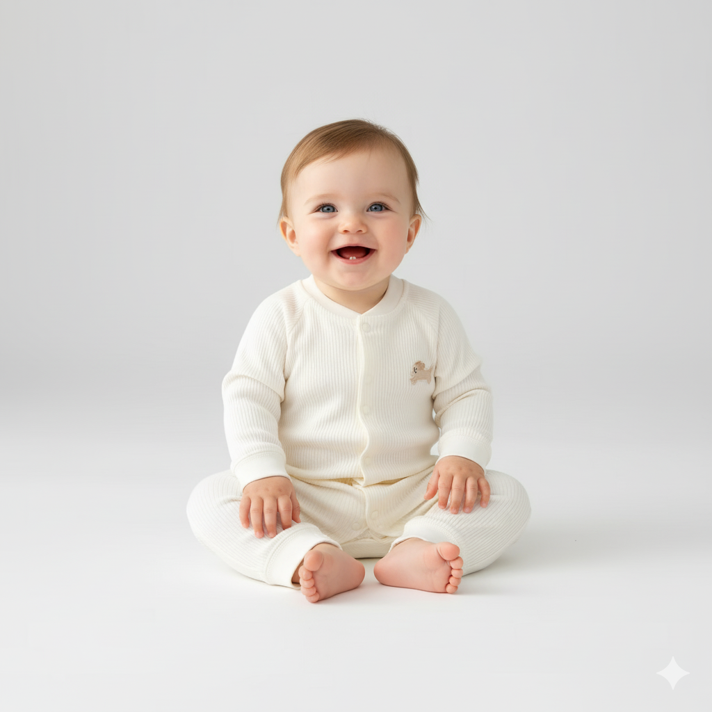 The Cloud Knit Footless Baby Sleeper