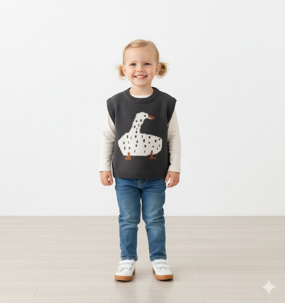 The Art Class Critters Knit Sweater Vest