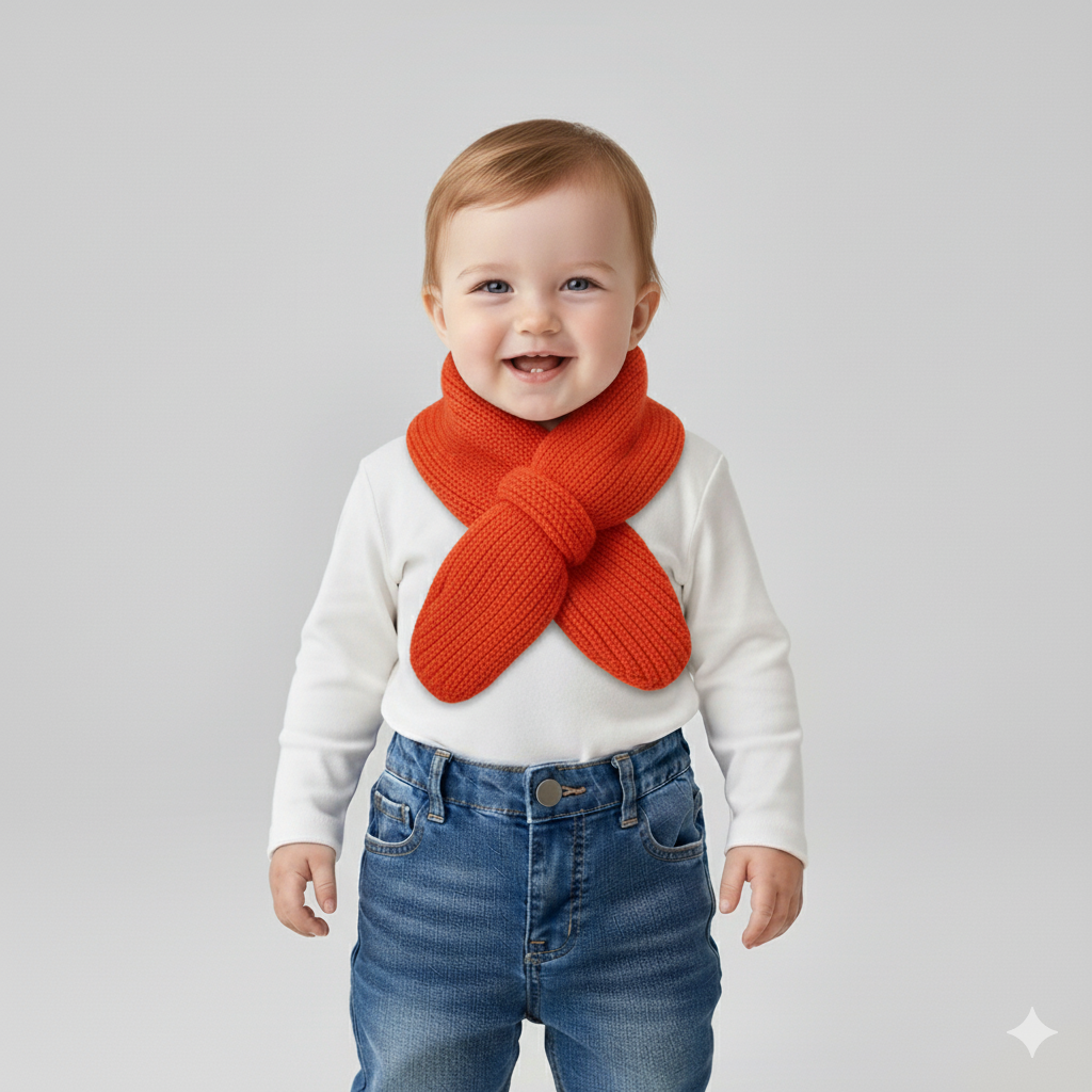 The Cozy Loop Wool-Blend Knit Scarf