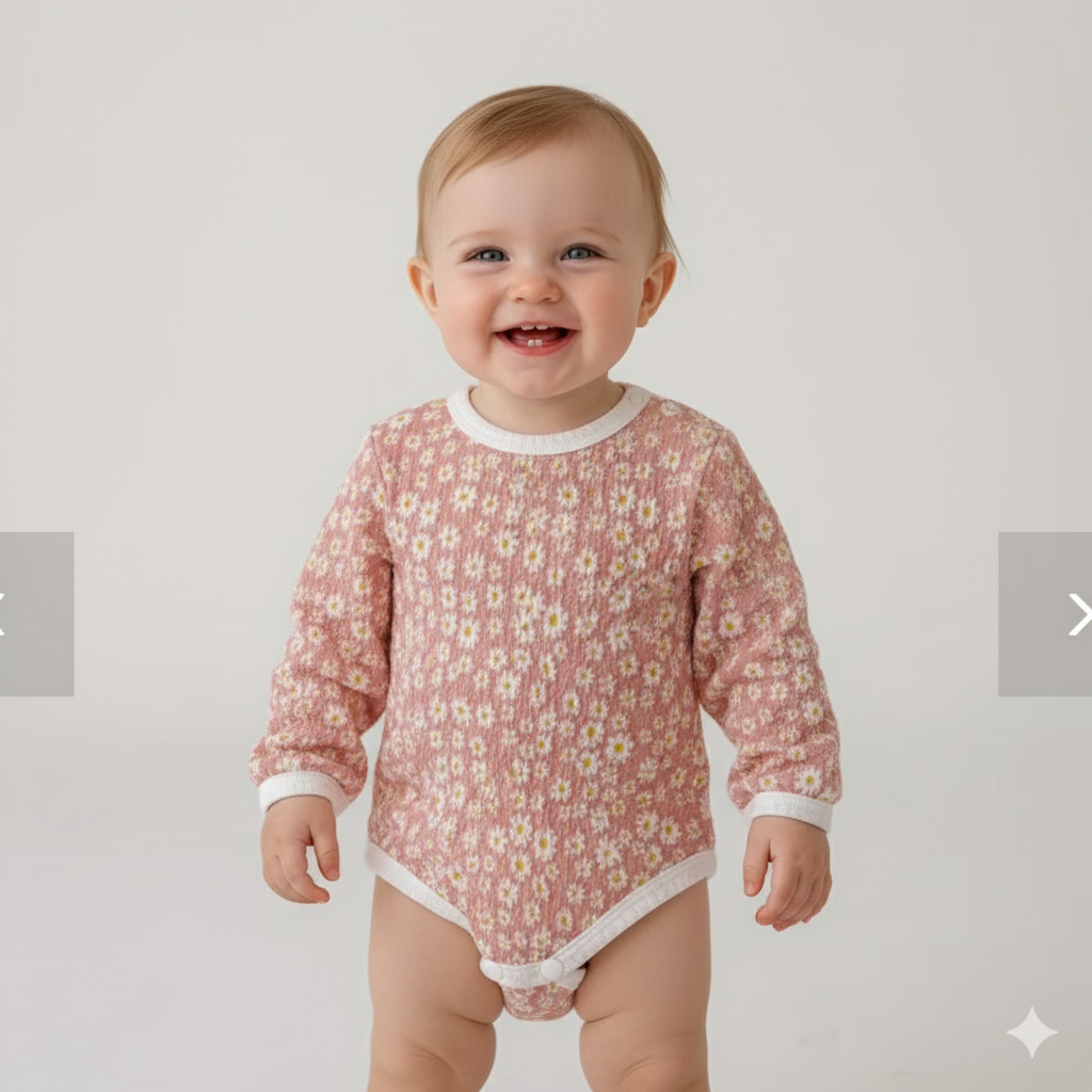 The Daisy Crinkle Bodysuit