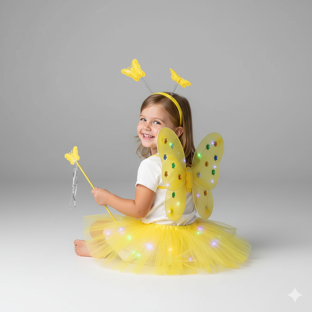 LED Fairy Costume Set for Girls