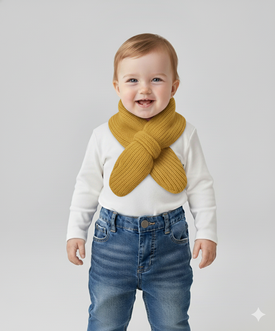 The Cozy Loop Wool-Blend Knit Scarf