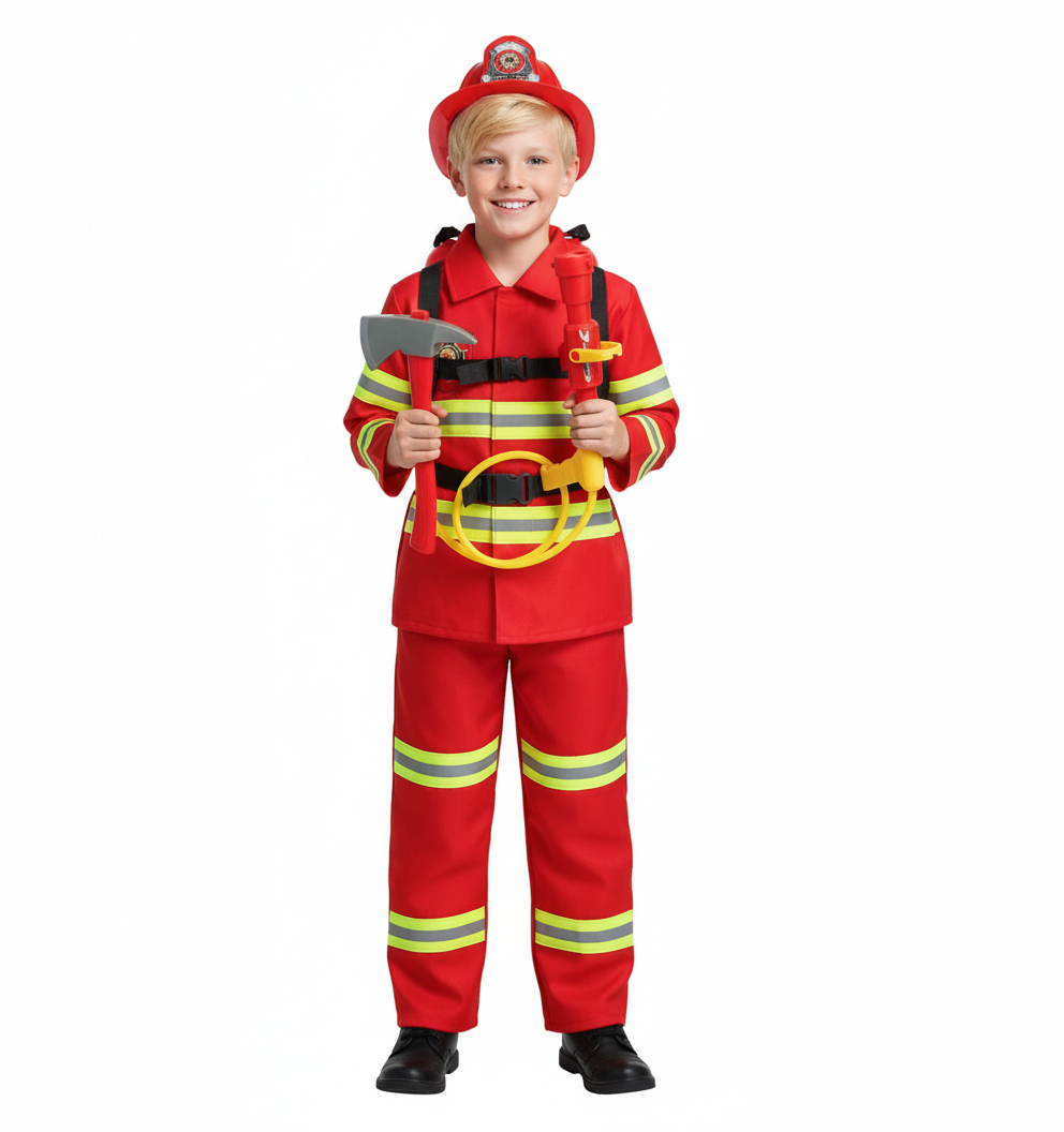Kids Firefighter Costume