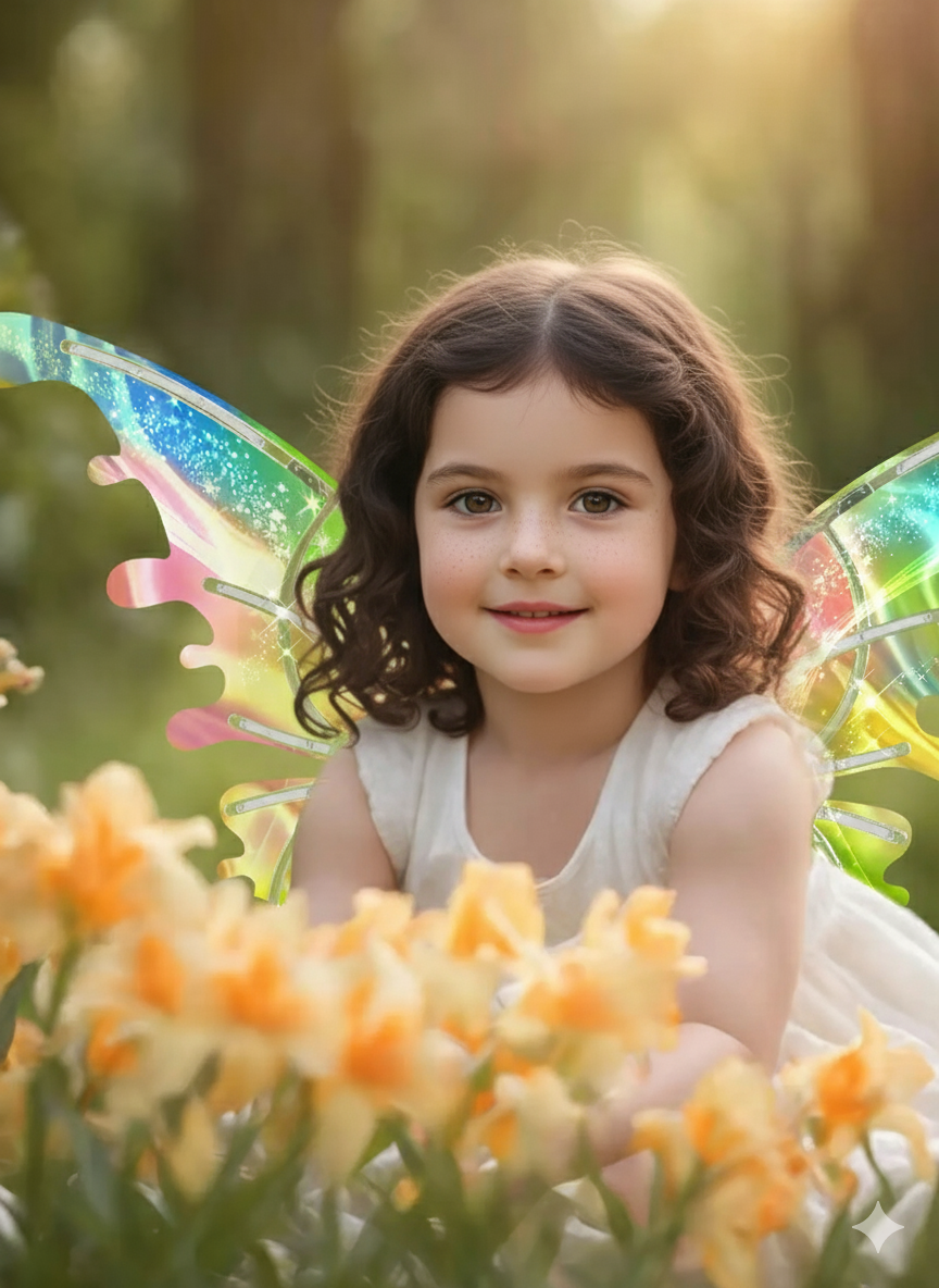 LED Butterfly Fairy Wings for Kids