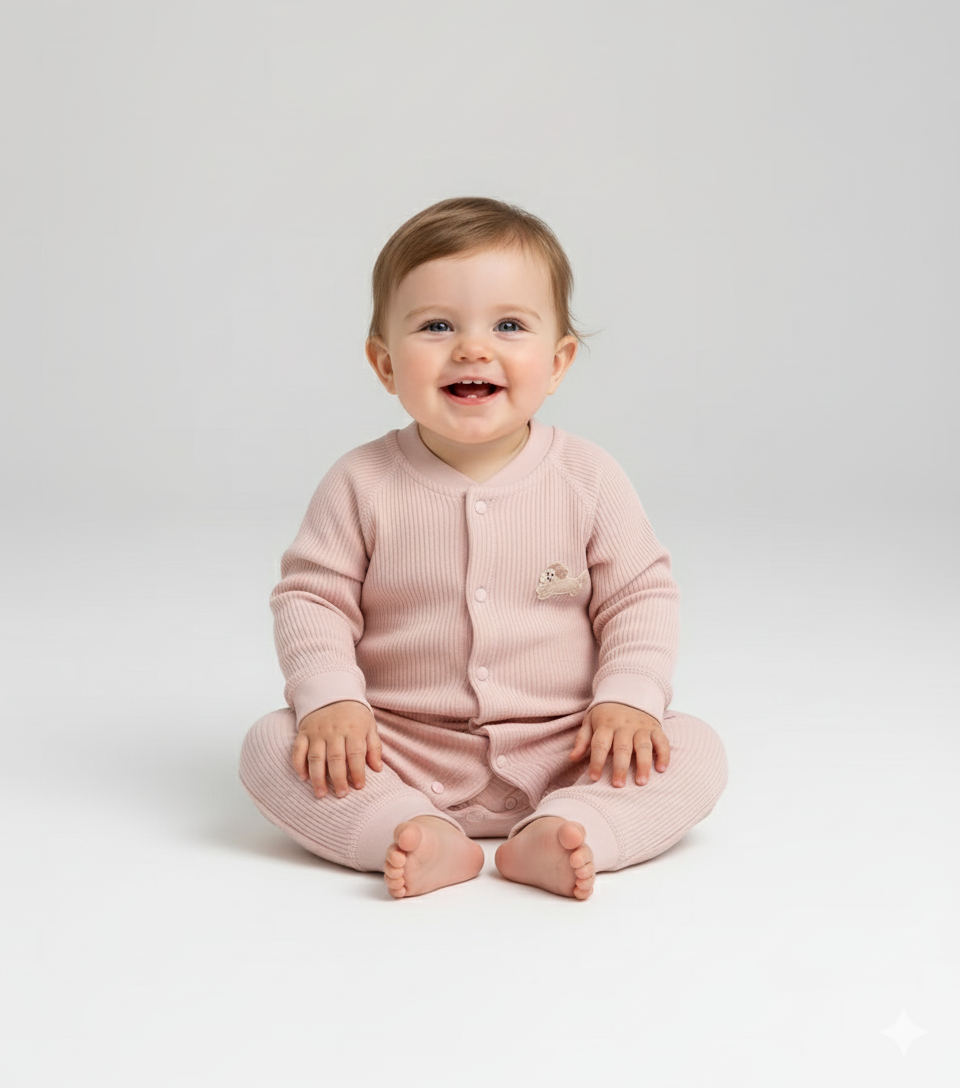The Cloud Knit Footless Baby Sleeper