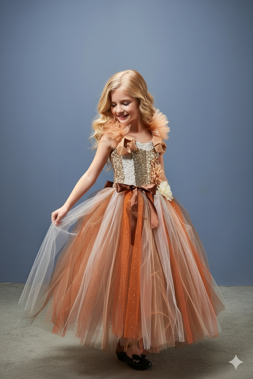 Fairy Gown with Sequin Bodice and Tulle Skirt