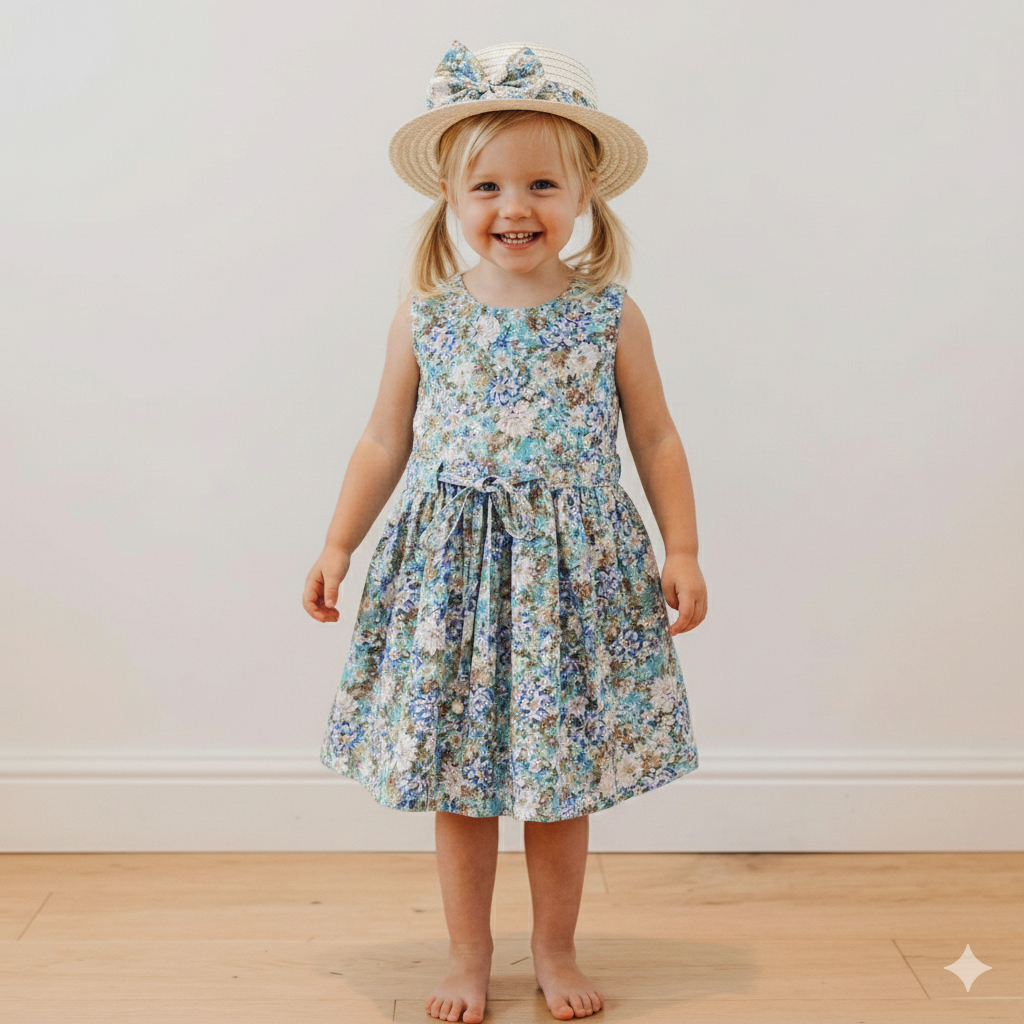 Floral Girl Sleeveless Dress