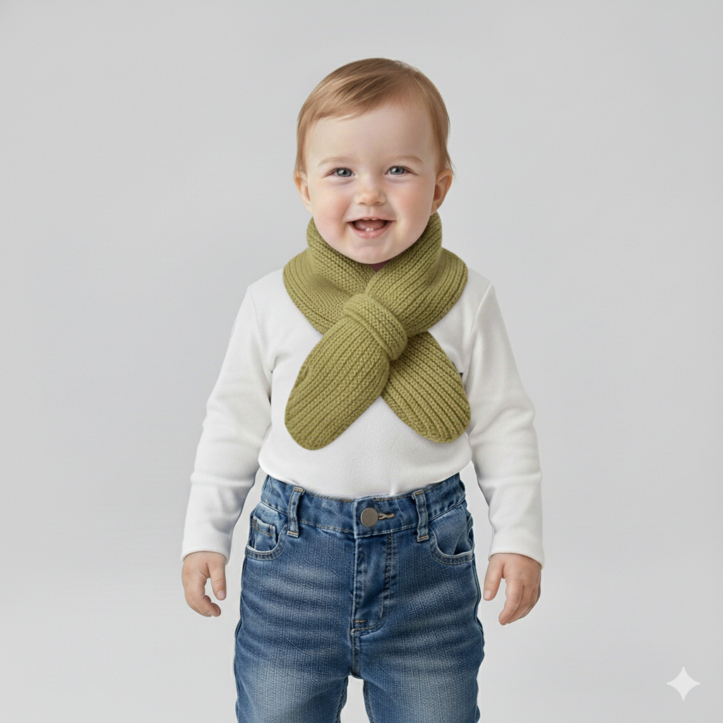 The Cozy Loop Wool-Blend Knit Scarf