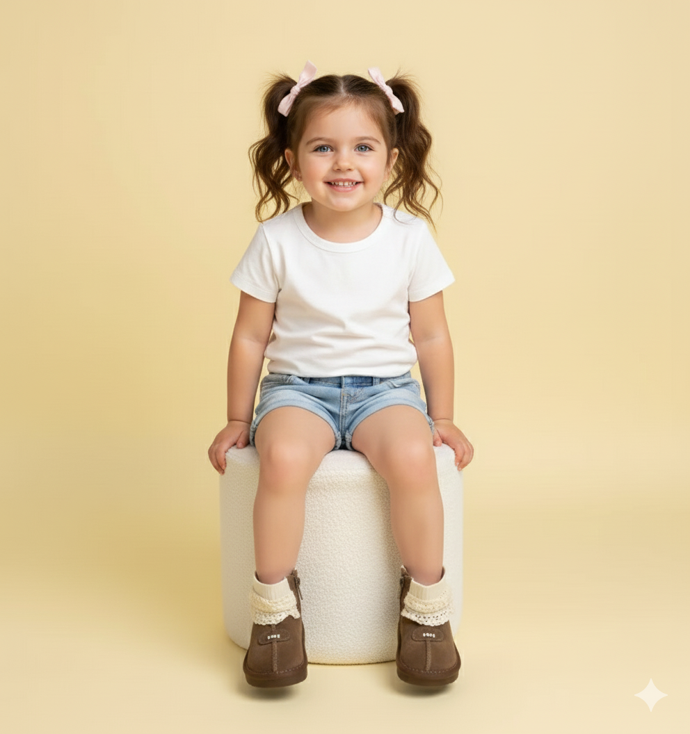 The Lace Collar Boots