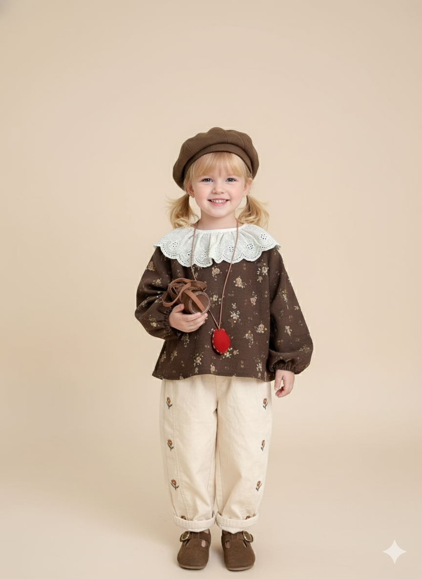 Willow Creek Embroidered Cotton Trousers