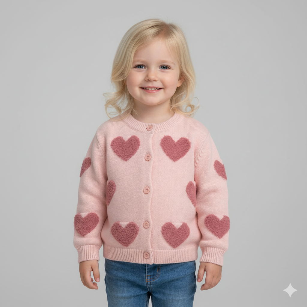 The Sweetheart Fluffy Knit Cardigan