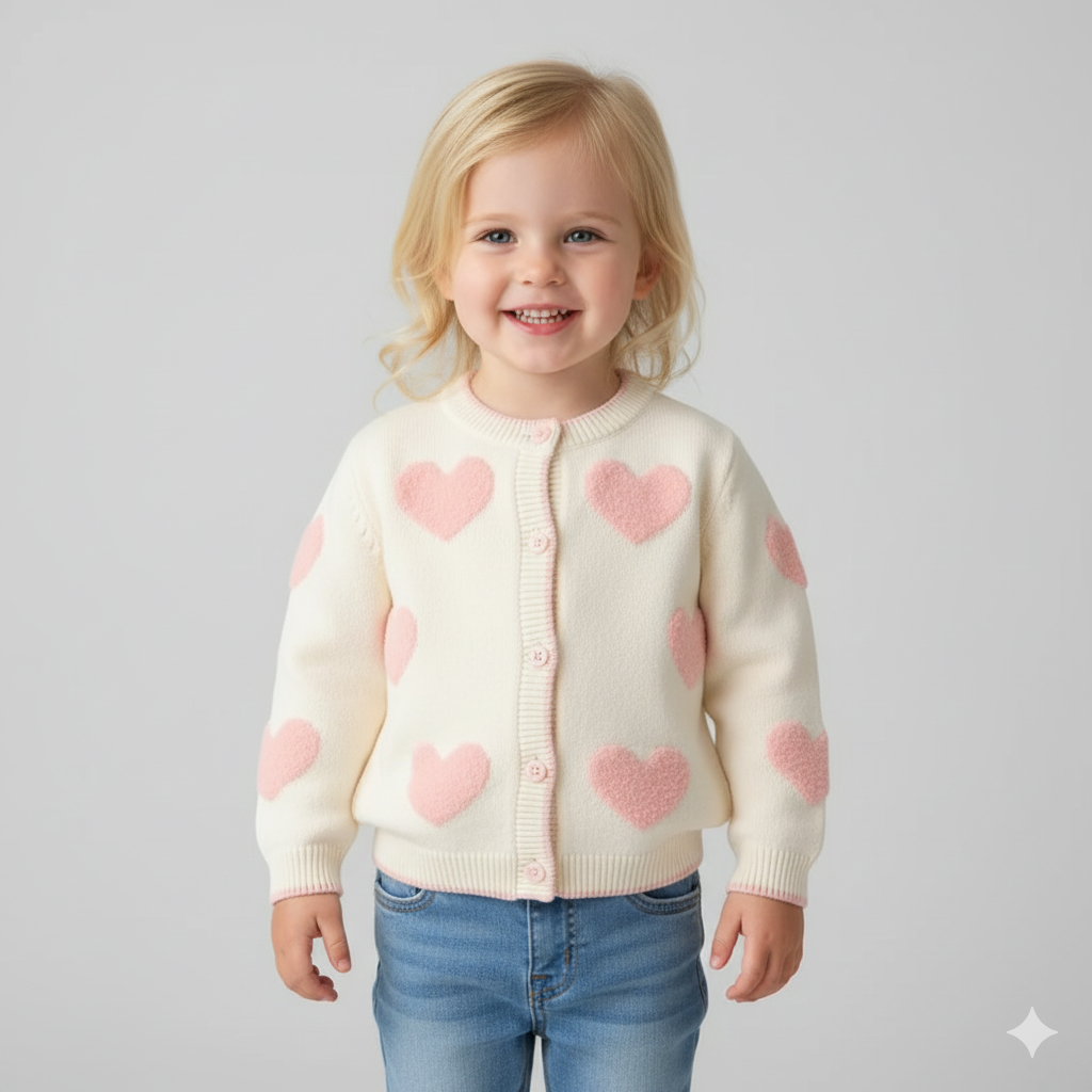 The Sweetheart Fluffy Knit Cardigan