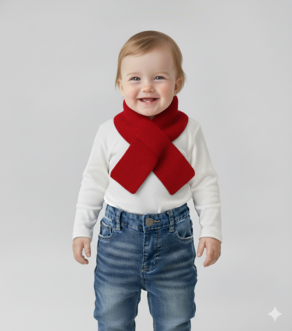 The Cozy Loop Wool-Blend Knit Scarf