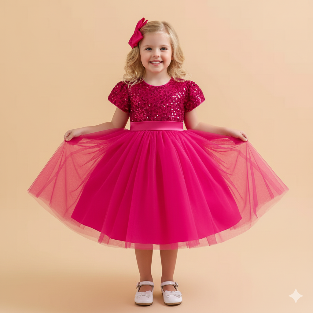 The Classic Sequin & Tulle Gown