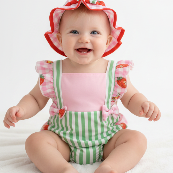 The Strawberry Patch Romper Set