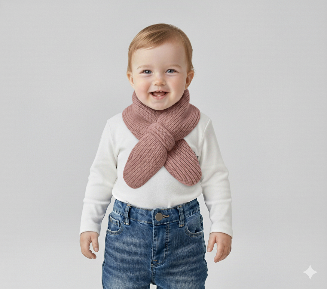 The Cozy Loop Wool-Blend Knit Scarf