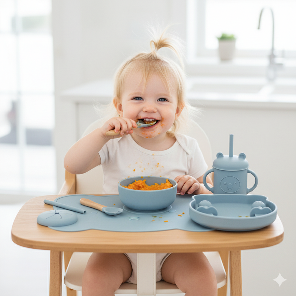 The Complete Baby and Toddler Silicone Feeding Set