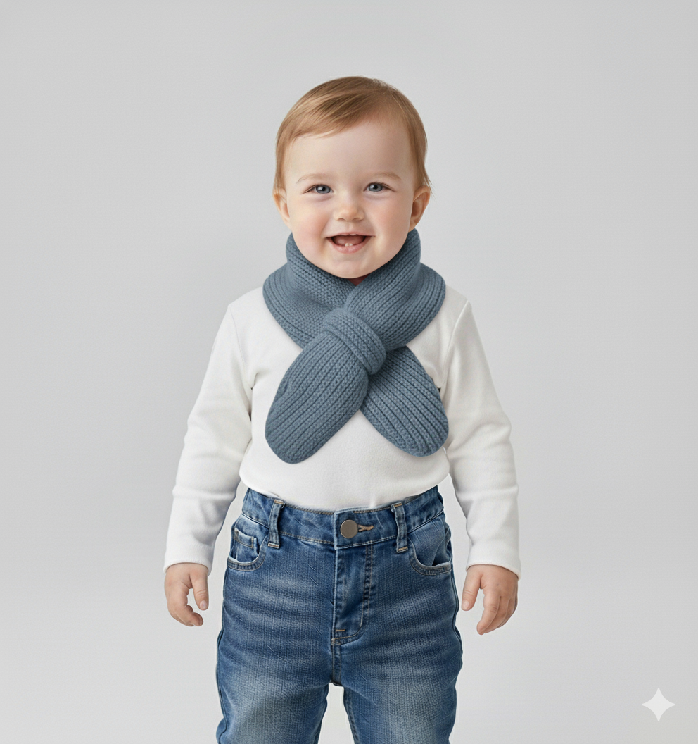 The Cozy Loop Wool-Blend Knit Scarf