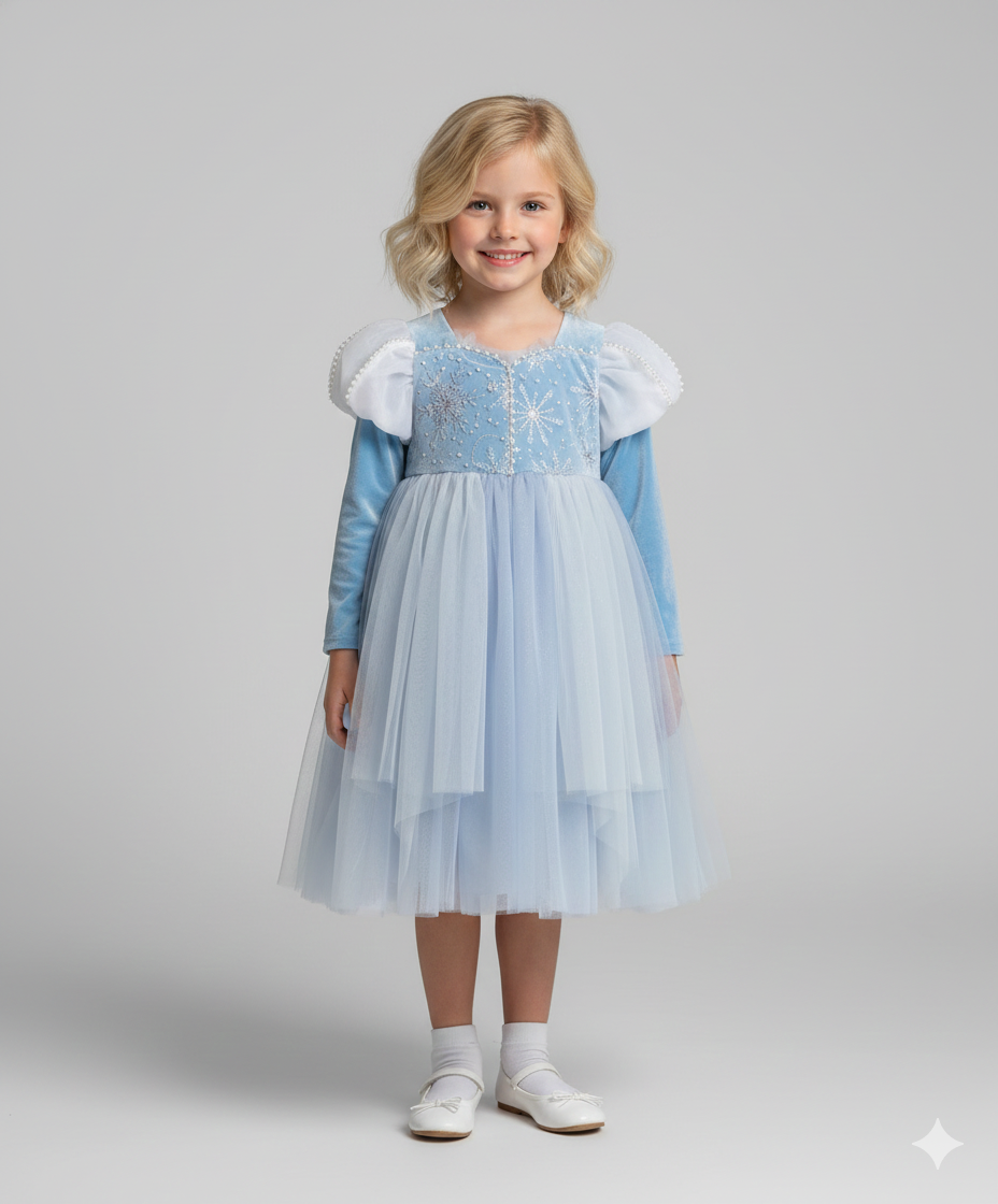 The Winter Snowflake Ball Gown