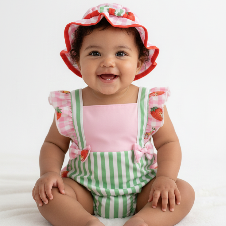 The Strawberry Patch Romper Set