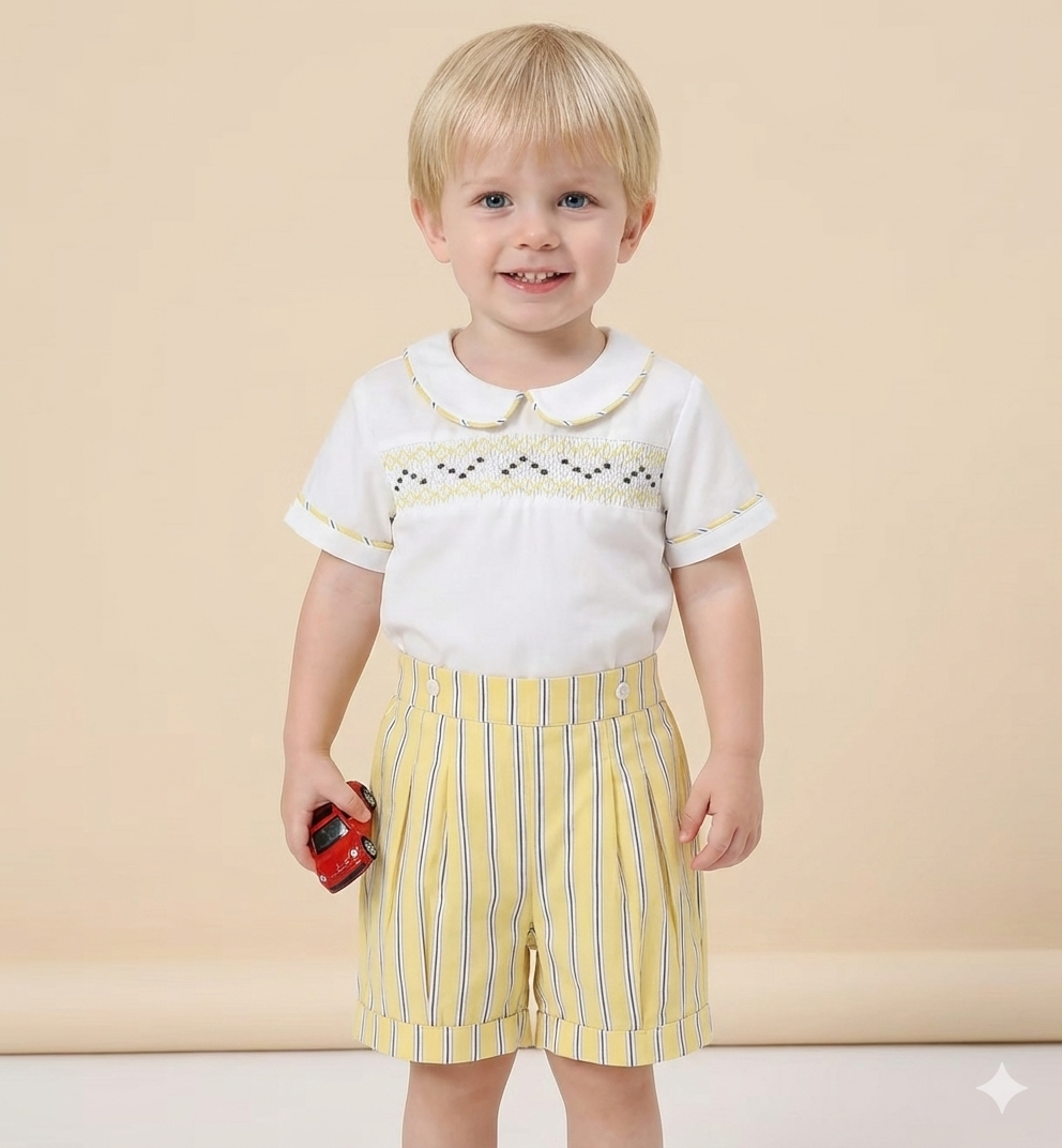The Little Gentleman's Smocked Suit